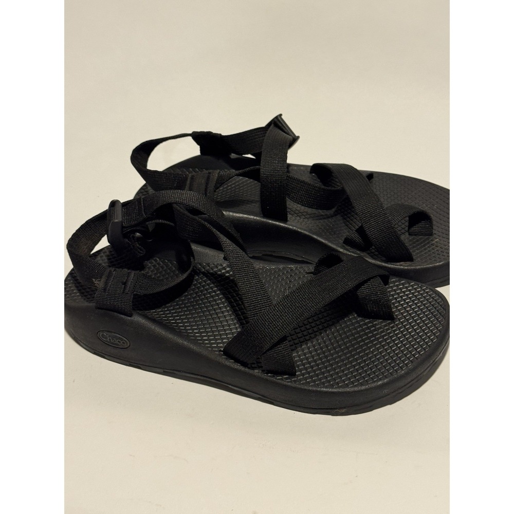 Chaco Z Cloud 2 Classic Strap Sandals Solid Black US Men's Size 9